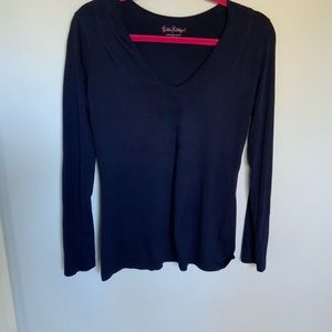 Lilly Pulitzer long sleeve V-neck top